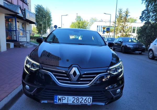 Renault Megane cena 47900 przebieg: 32000, rok produkcji 2016 z Czarne małe 56